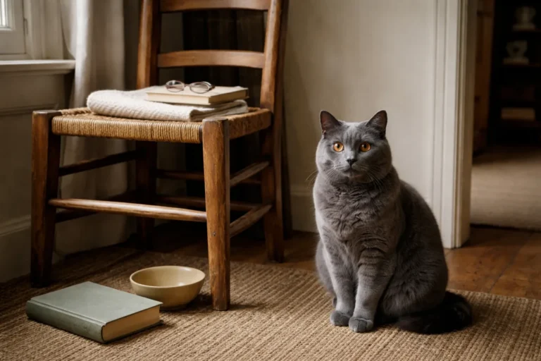 Chartreux cat with a timeless classic name