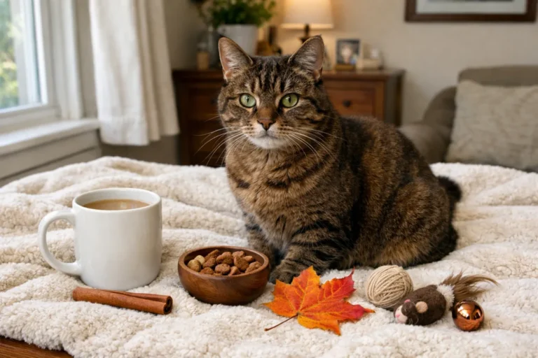 Brown cat with cozy name ideas
