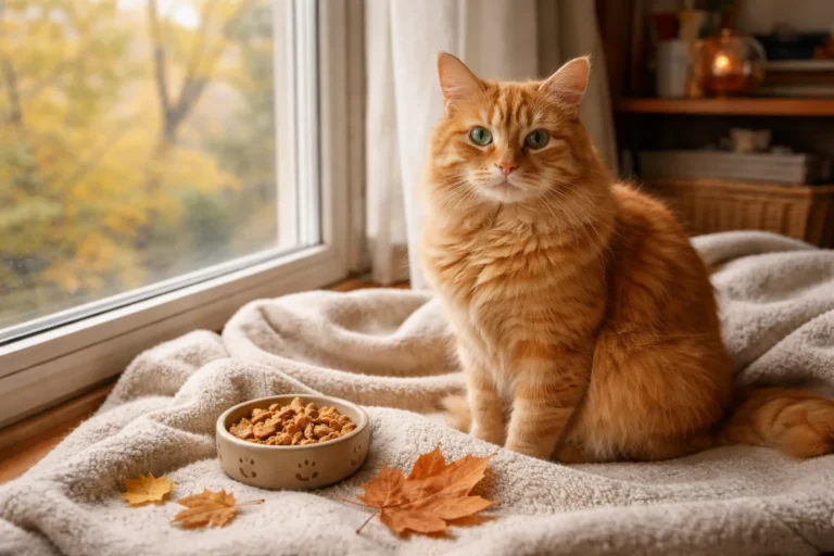 Orange cat with warm, cute name ideas