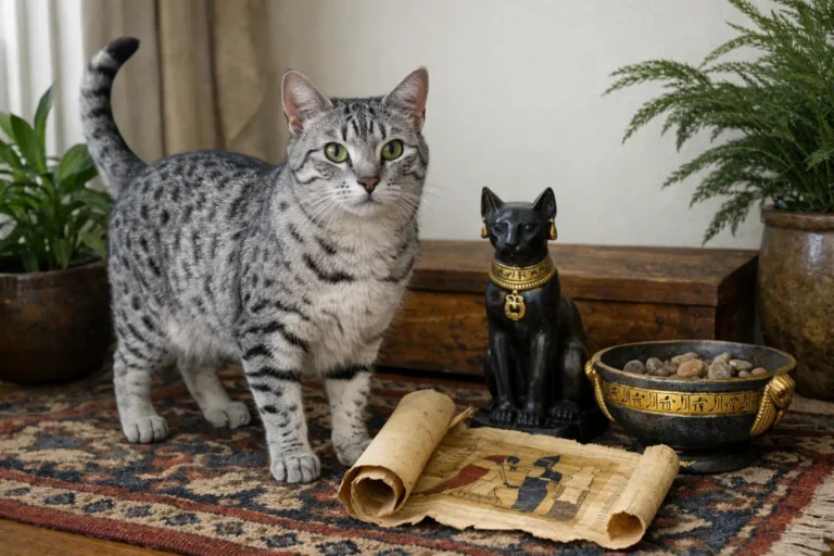 Egyptian Mau cat with exotic name inspiration