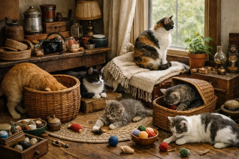 Whimsical cat with charming name ideas