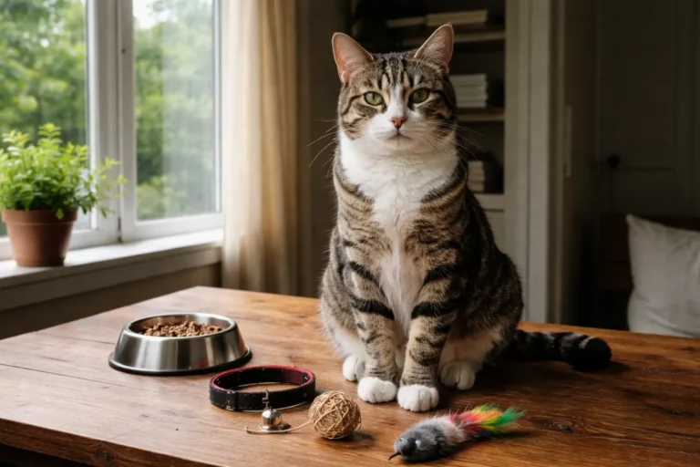 Bold cat with a powerful name
